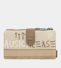 Anekke Energy Beige Large Wallet Fashion