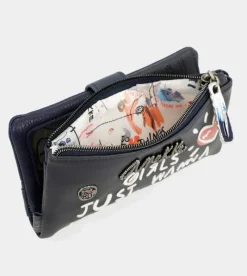 Anekke Energy Navy Blue Large Wallet Hot