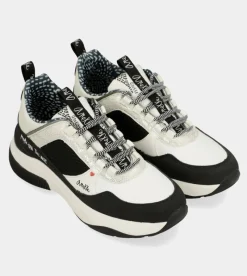 Anekke Fashion Black & White Sneakers Best Sale