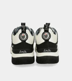 Anekke Fashion Black & White Sneakers Best Sale