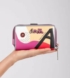 Anekke Fashion Medium Rfid Wallet Best Sale