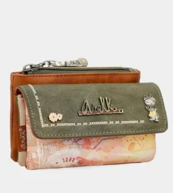 Anekke Flowers Coin Purse With Flap Best Sale