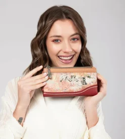 Anekke Flowers Flexible Large Rfid Wallet Discount