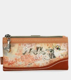 Anekke Flowers Flexible Large Rfid Wallet Discount