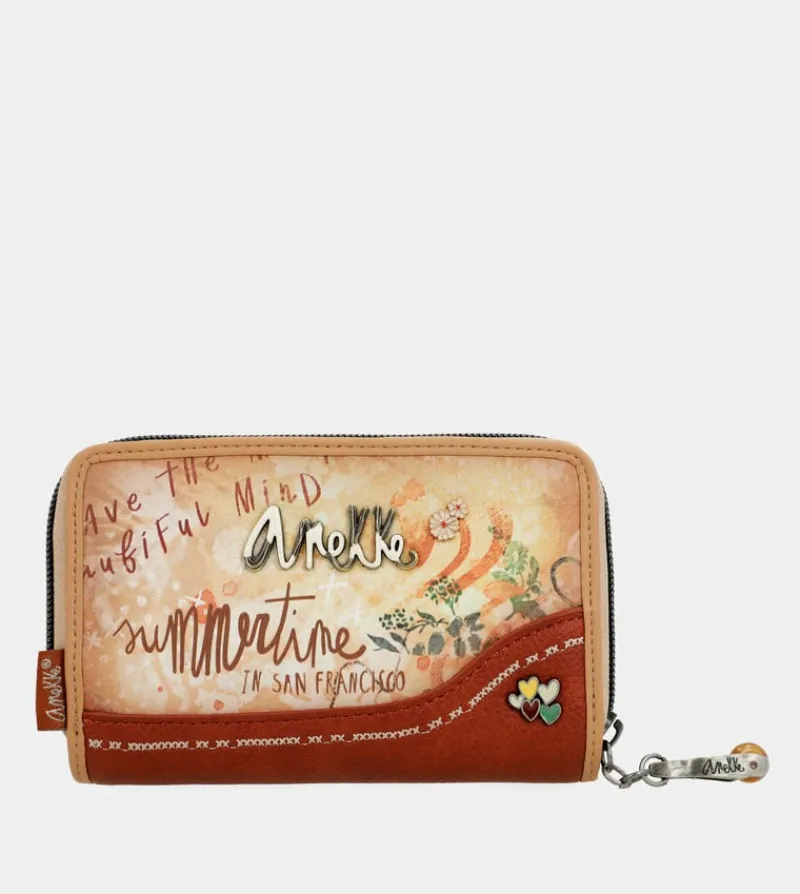 Anekke Flowers Medium Rfid Wallet Best