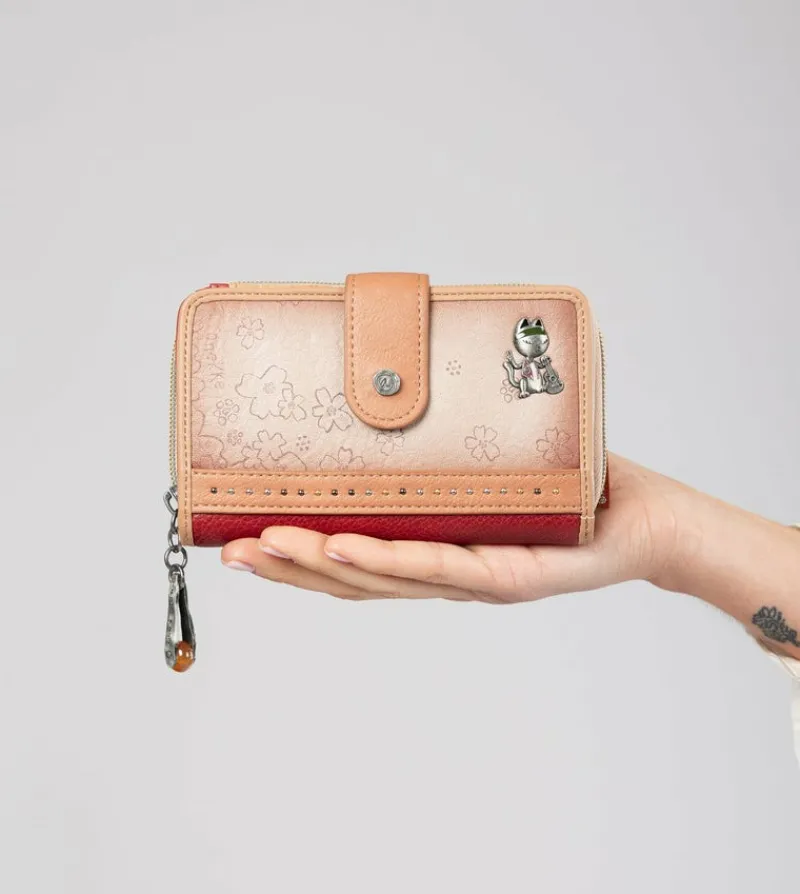 Anekke Flowers Medium Rfid Wallet Best