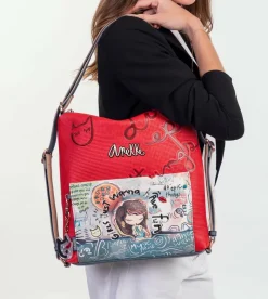 Anekke Fun & Music Convertible Fun & Music Shoulder Bag To Backpack Online