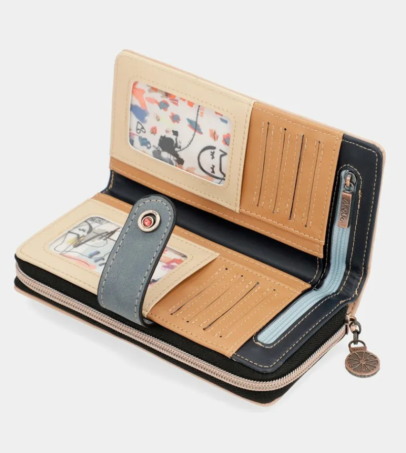Anekke Fun & Music Large Printed Wallet Hot