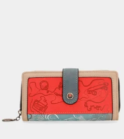 Anekke Fun & Music Large Printed Wallet Hot