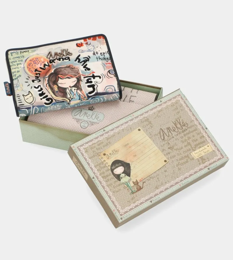 Anekke Fun & Music Medium Wallet New