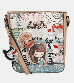 Anekke Fun & Music Printed Shoulder Bag Outlet