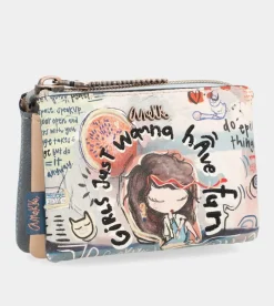 Anekke Fun & Music Triple Compartment Coin Purse Outlet