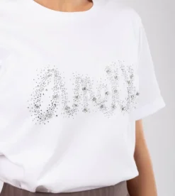 Anekke Glitter White T-Shirt Hot
