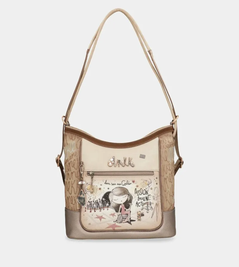 Anekke Hollywood Bag Convertible Into Backpack Clearance