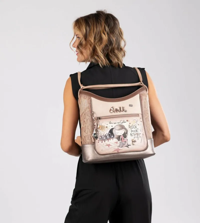 Anekke Hollywood Bag Convertible Into Backpack Clearance