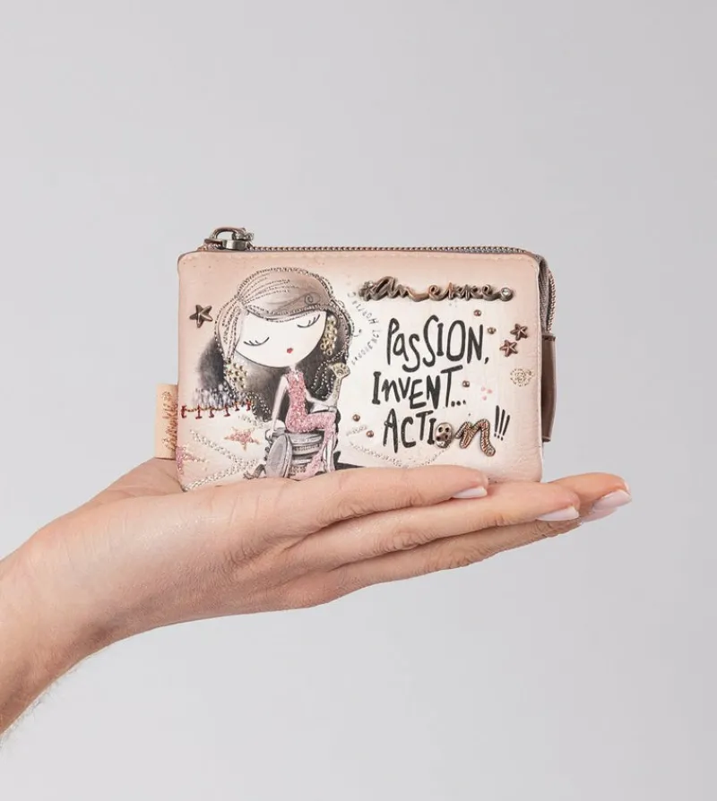 Anekke Hollywood 3-Compartment Coin Purse Cheap