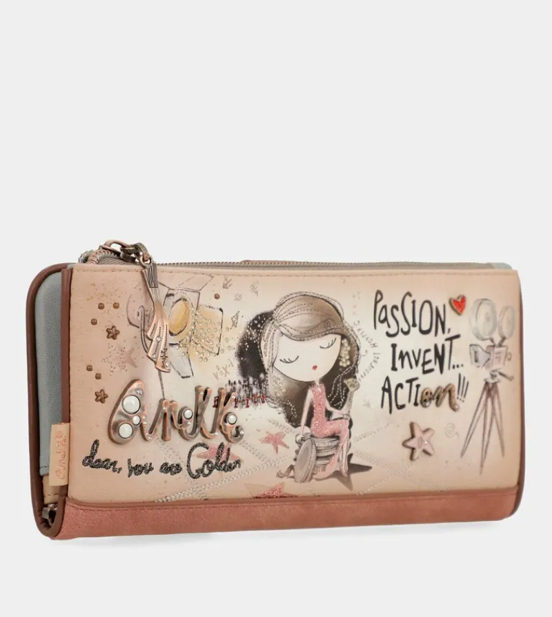 Anekke Hollywood Flexible Large Rfid Wallet Cheap