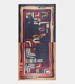 Anekke Kene Navy Blue Printed Scarf Outlet