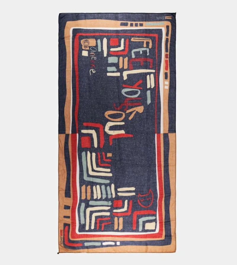 Anekke Kene Navy Blue Printed Scarf Outlet
