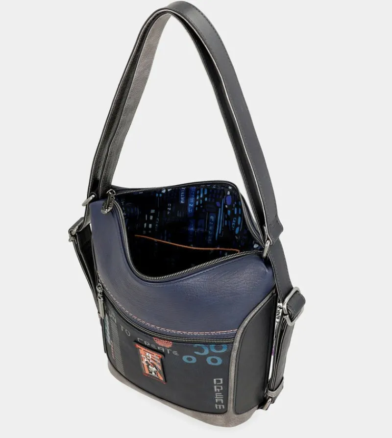 Anekke Kyomu Shoulder Bag Convertible Into A Kyomu Backpack Best