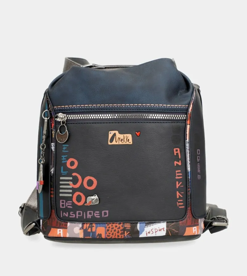 Anekke Kyomu Shoulder Bag Convertible Into A Kyomu Backpack Best