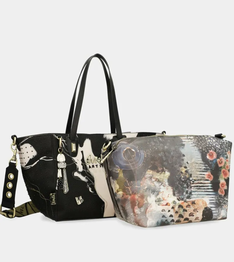 Anekke Large Black Shopper Nature Shodo Outlet