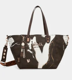 Anekke Large Brown Shopper Nature Shodo Hot