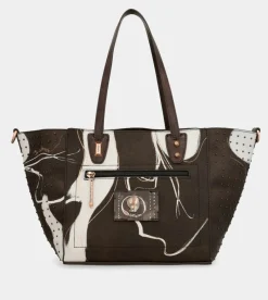 Anekke Large Brown Shopper Nature Shodo Hot