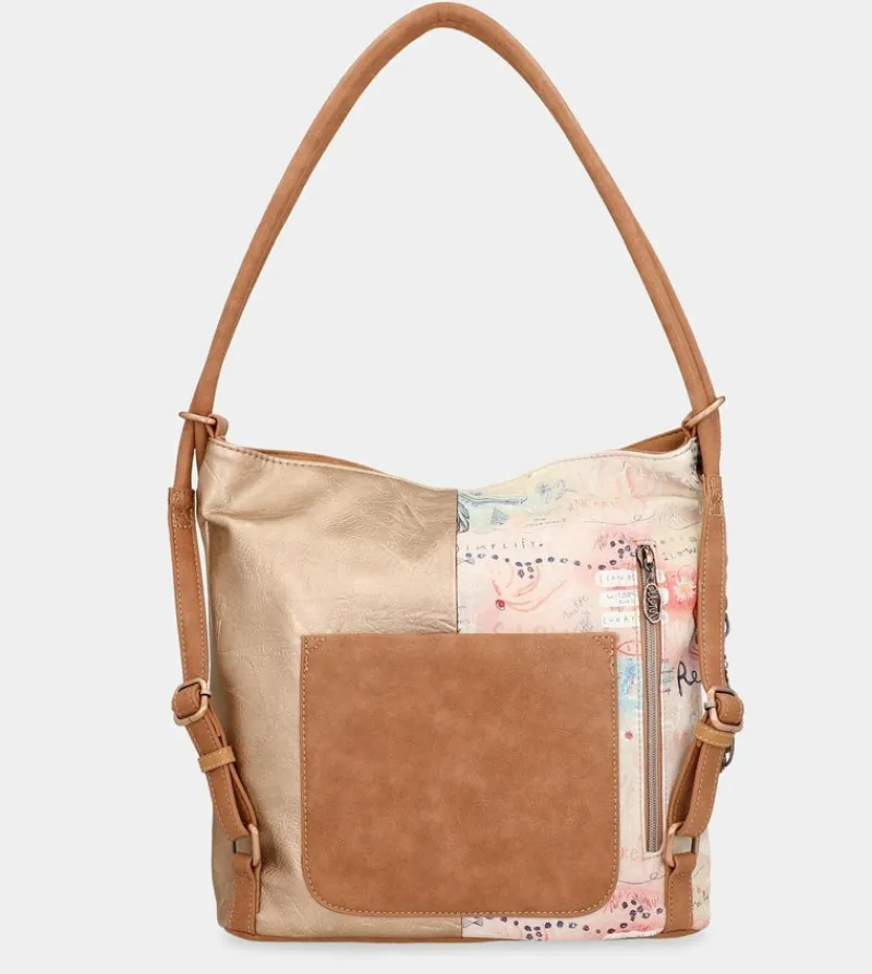 Anekke Mediterranean Convertible Bag To Backpack Hobo Cheap