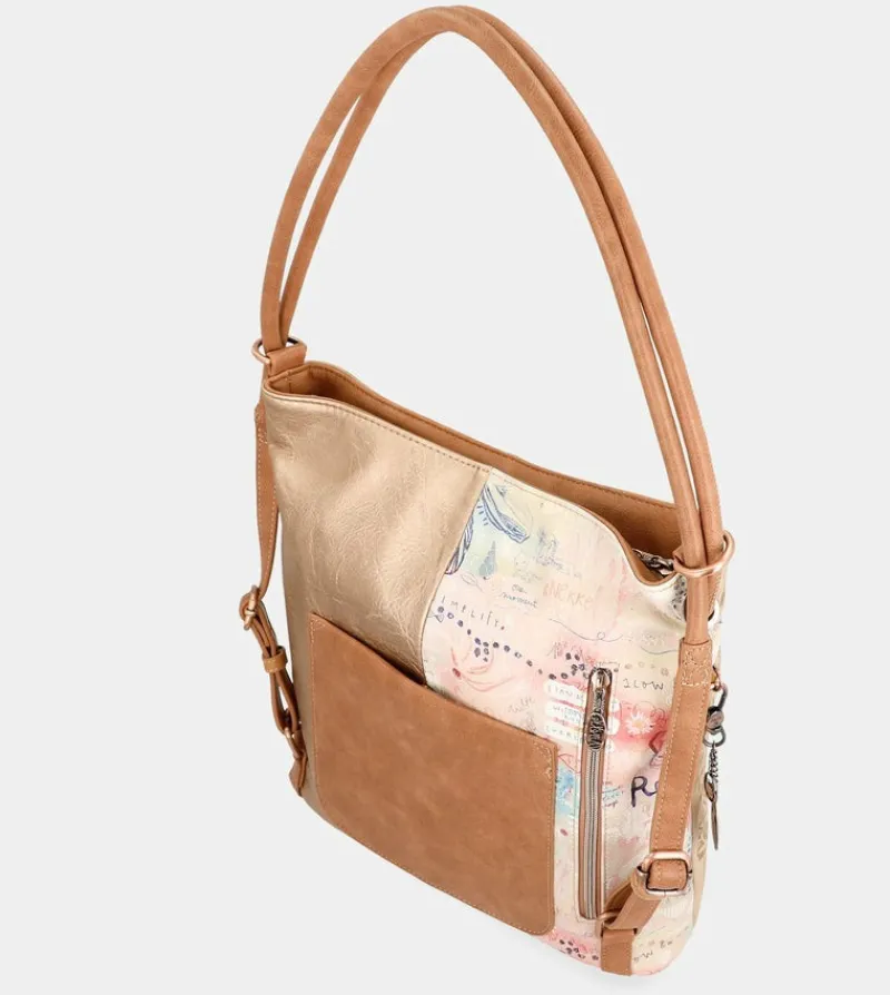 Anekke Mediterranean Convertible Bag To Backpack Hobo Cheap