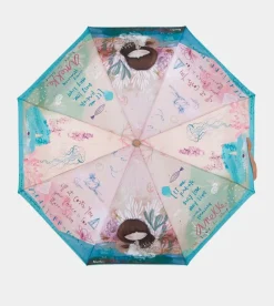 Anekke Mediterranean Manual Folding Umbrella Clearance