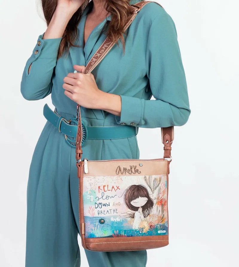 Anekke Mediterranean Shoulder Bag With Pockets Best Sale