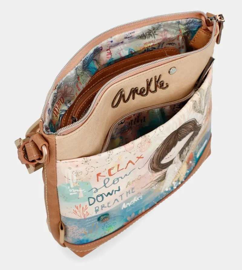 Anekke Mediterranean Shoulder Bag With Pockets Best Sale