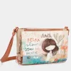 Anekke Mediterranean Triple Compartment Printed Crossbody Bag Outlet