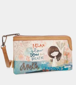 Anekke Mediterranean Wallet With Cell Phone Holder Fashion