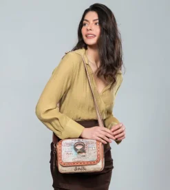 Anekke Menire Crossbody Bag With Flap 3 Compartments Best