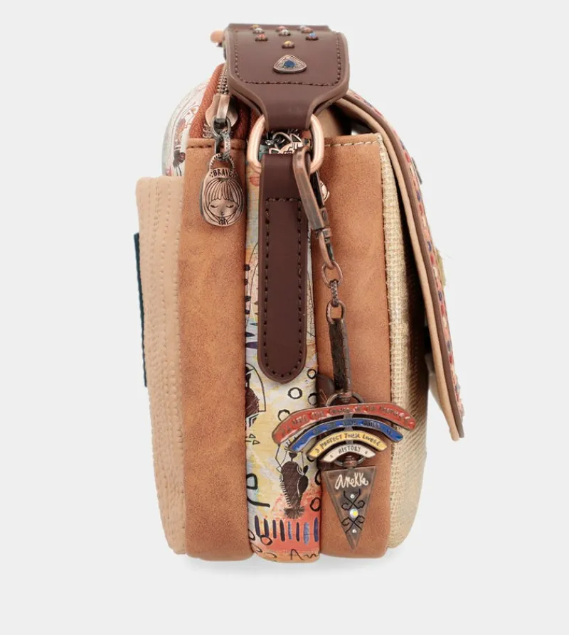 Anekke Menire Crossbody Bag With Flap 3 Compartments Best
