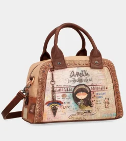 Anekke Menire Double Handle Bag With Shoulder Strap Outlet