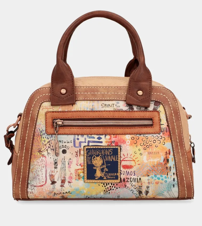 Anekke Menire Double Handle Bag With Shoulder Strap Outlet