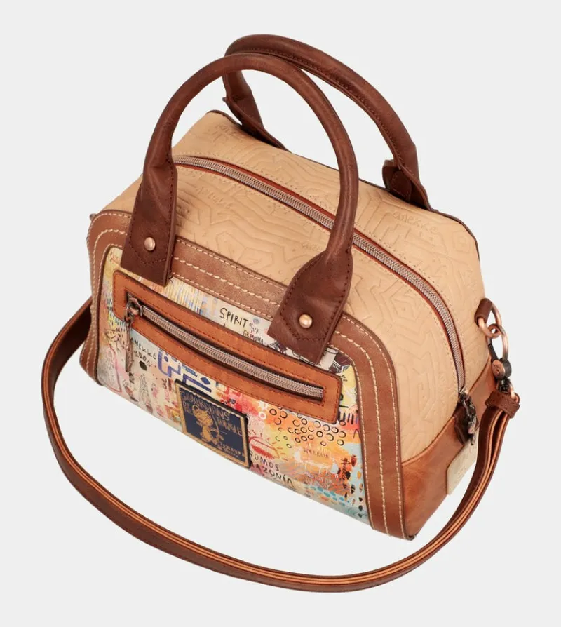 Anekke Menire Double Handle Bag With Shoulder Strap Outlet