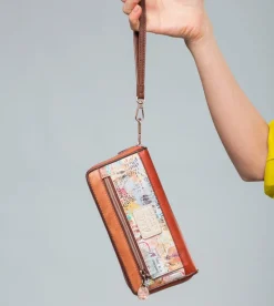 Anekke Menire Large Rfid Embossed Wallet Sale