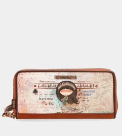 Anekke Menire Large Rfid Embossed Wallet Sale