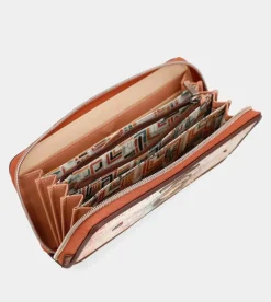 Anekke Menire Large Rfid Embossed Wallet Sale