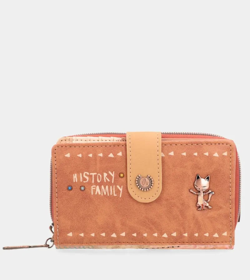 Anekke Menire Medium Rfid Embossed Wallet Sale