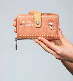 Anekke Menire Medium Rfid Embossed Wallet Sale