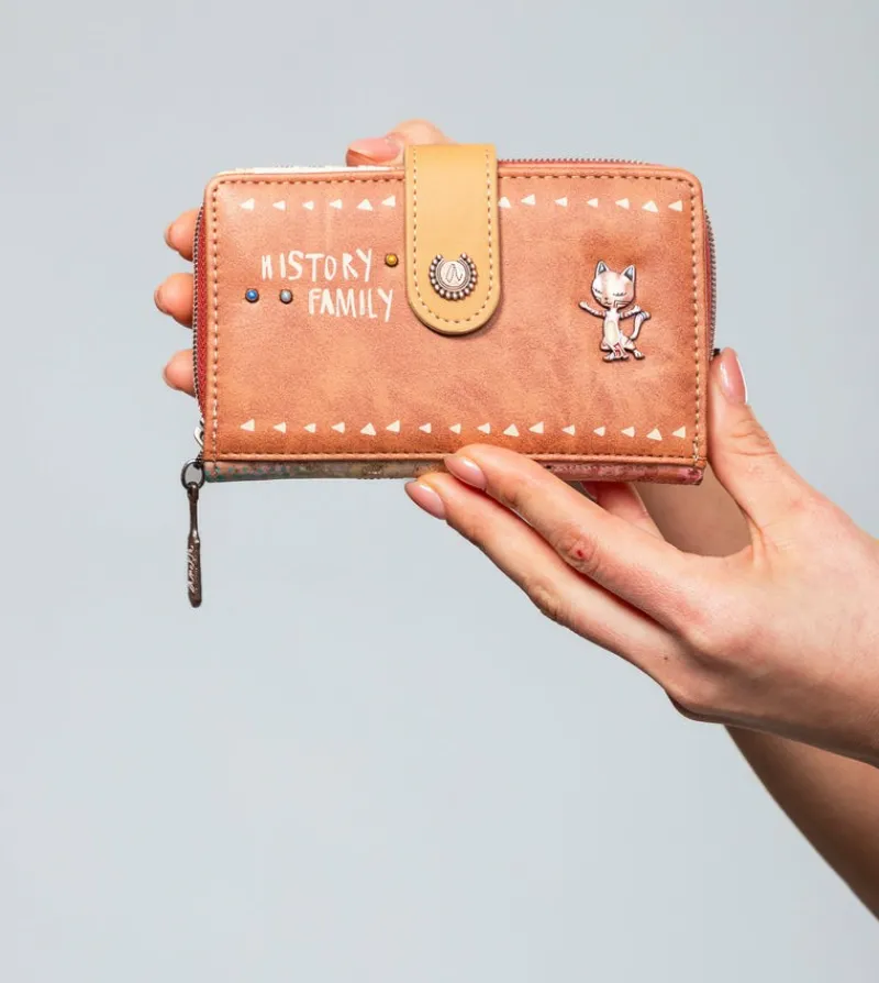 Anekke Menire Medium Rfid Embossed Wallet Sale