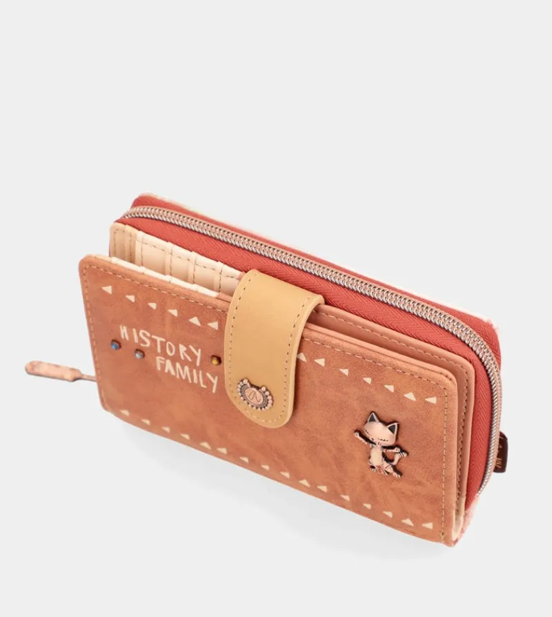 Anekke Menire Medium Rfid Embossed Wallet Sale