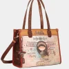 Anekke Menire Printed Tote Bag With Shoulder Strap Cheap