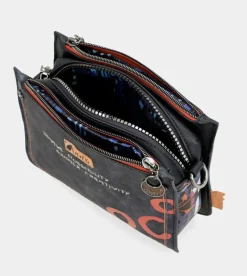 Anekke Nagare 3 Compartments Small Shoulder Bag Clearance