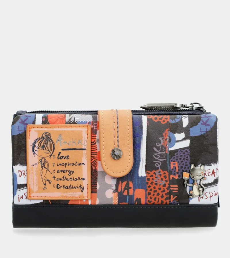 Anekke Nagare Large Flexible Rfid Wallet Best Sale